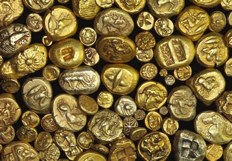museum collection  ancient gold coins rgold