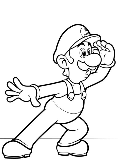 boo mario coloring page  printable coloring pages  kids