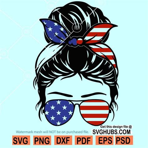 messy bun   july svg   july messy bun hair svg svg hubs