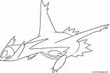 Coloring Latios Pages Generation Printable sketch template