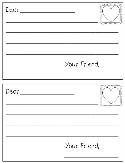 blank letter writing template  kids great professional template