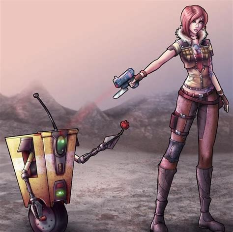 oh claptrap you so cute with lilith borderlands art