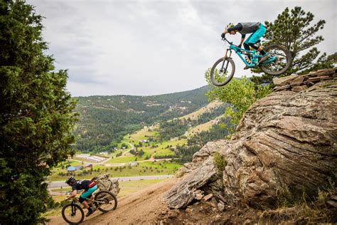 open   purpose built downhill  bike trail  colorados