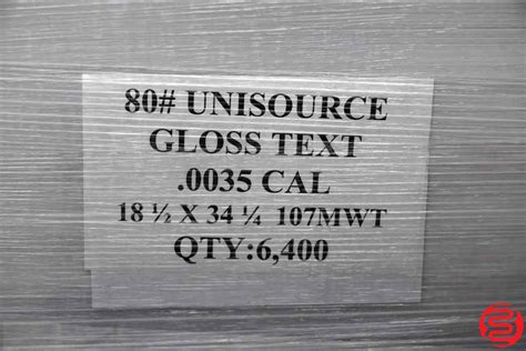 unisource gloss text  lb    paper  boggs