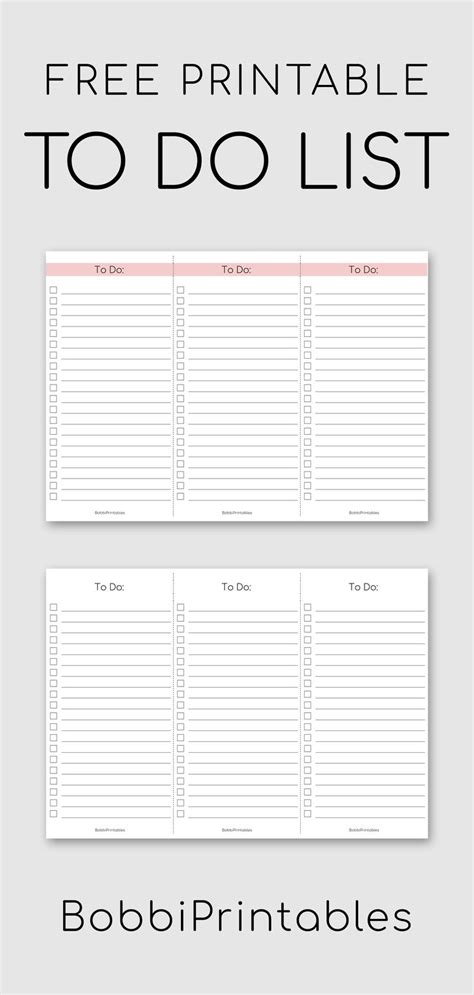 pin  printable lists