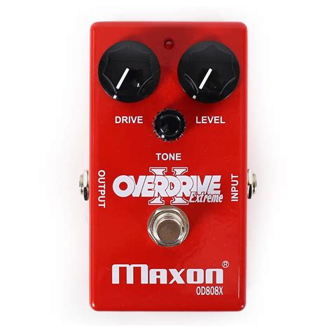 maxon od  overdrive extreme pedal  gearmusic