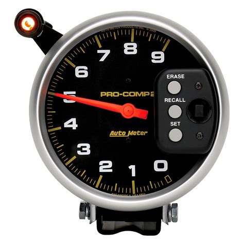 auto meter  pro comp series  pedestal tachometer gauge   rpm