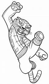 Kung Ausmalbilder Ausmalen Tigress Pintar Disegno Ausdrucken Trickfilmfiguren Tigre Cartoni Bengala Colornimbus sketch template