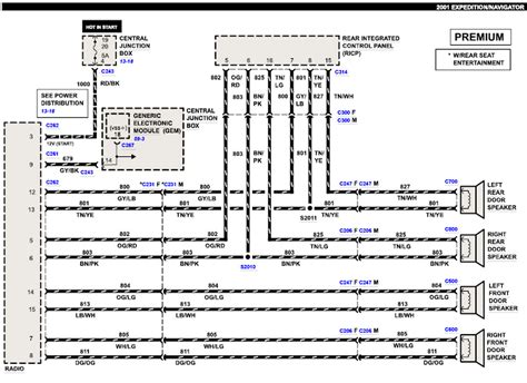 colorfed  ford excursion radio wiring diagram