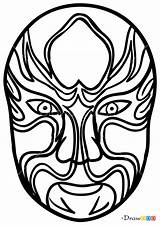 Masks Mask Opera Chinese Face Draw Webmaster обновлено автором July sketch template