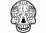 Teschi Hodeskaller Colorare Tegninger Calavera Pages Fargeleggingsark Tegning Pintar Skulls Fargelegg Fargelegge Skrive Websincloud sketch template