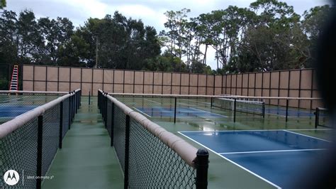 pickleball tennis  outdoor sports complex noise reduction