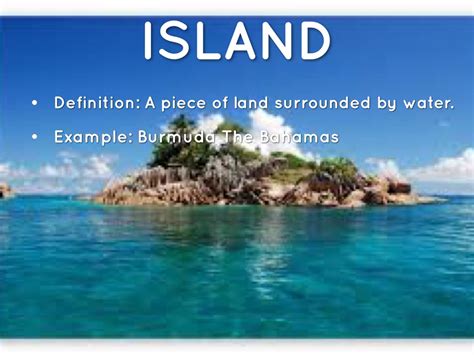 landforms island