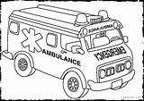 Ambulance Coloring Pages Emergency Printable Rescue Vehicles Paramedic Colouring Print Colour Car Truck Kids Color Sheets Clipart Jeep Road Off sketch template