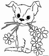 Coloriage Chiot Avec Dessin Imprimer Imprimé sketch template