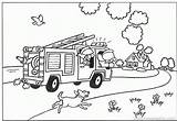 Coloring Pages Fire Firefighter Printable Truck Kids Safety Fireman Fighter Brandweer Sheets Sam Brigade Book Print Fighting Exploit Kleurplaten Color sketch template