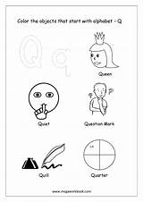 Kindergarten Objects Megaworkbook Printable sketch template