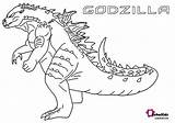 Godzilla Kaiju Godzill Bubakids Ausmalen Adora Malen sketch template