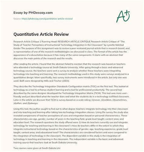 quantitative article review phdessaycom