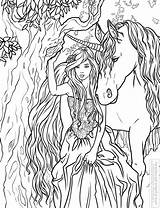 Unicorn Coloring Pages Adult Colouring Visit Printable Fairy Books Sheets sketch template