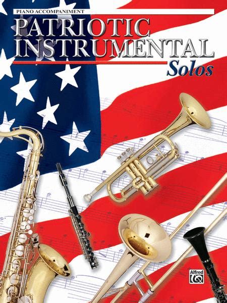 patriotic instrument solos piano accompaniment by book sheet music