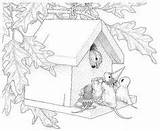 Coloring Mouse Stamps House Pages Stampendous Trick Rubber Tweet Stamp Book Adults Cling Mounted Digital Colouring Franticstamper Printable Color Christmas sketch template