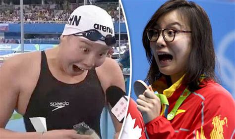 rio 2016 olympics chinese swimmer fu yuanhui has the best reactions