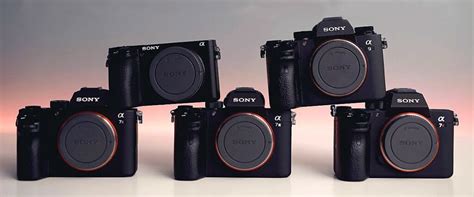 sony alpha series comparison mirrorless excellence