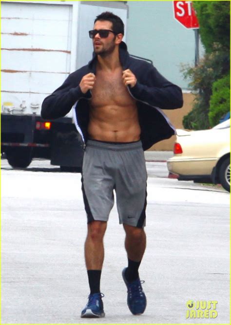 jesse metcalfe shirtless ab show with cara santana photo 2884885