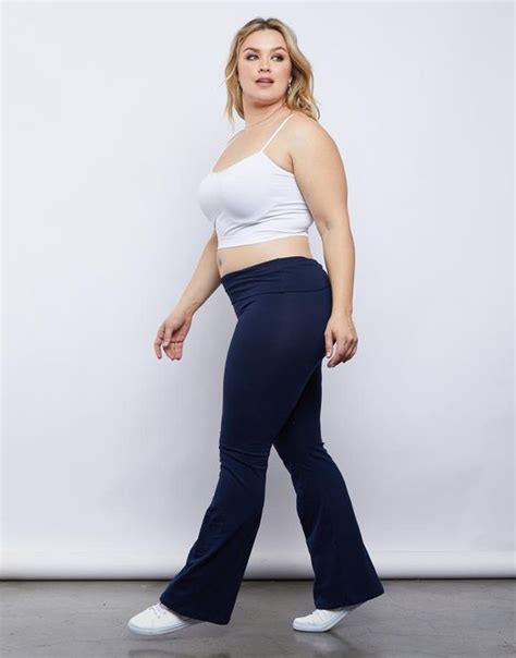 Plus Size Bootcut Yoga Pants Attire Plus Size