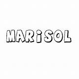 Marisol sketch template