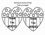 Veterans Coloring Thank Kindergarten Military Patriotic Pages Veteran Printable Activities Freebies Badge Honor Fun Classroom Little Miss Freebie Sheet Color sketch template
