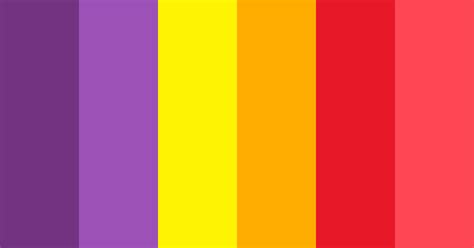 purple red and yellow color scheme orange