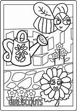 Scout Daisy Scouts Juniors sketch template