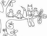 Coloring Pages Woodland Printable Creatures Animal Getcolorings Popular sketch template