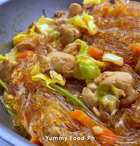 chicken pancit sotanghon guisado recipe yummy food ph