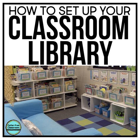 How To Set Up And Organize A Classroom Library Classroom