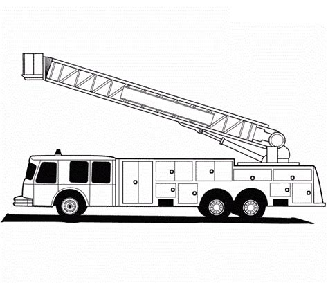 fire truck coloring pages  adults  printable fire truck