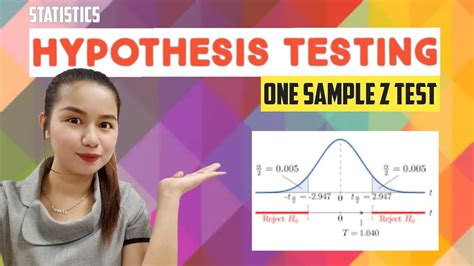 hypothesis testing  sample  test statistics tagalog explained