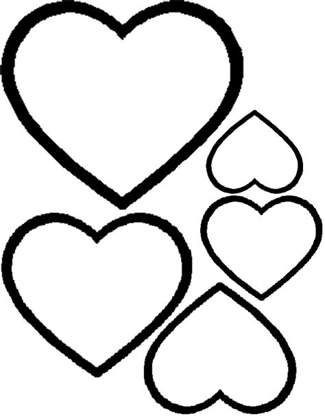 heart stencils printable clipart