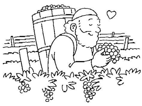 workers   vineyard coloring page sundayschoolist