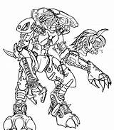 Bionicle sketch template