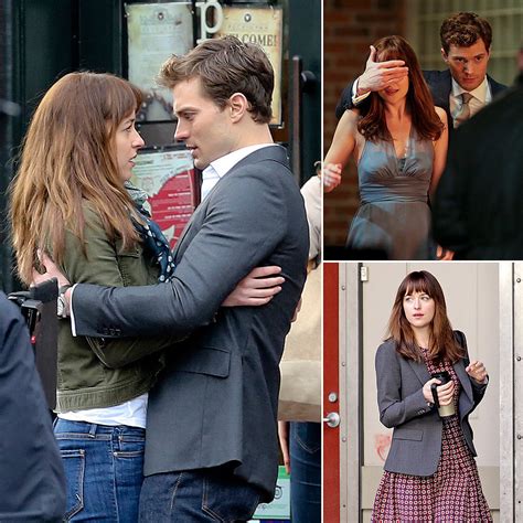 fifty shades of grey movie pictures from the set popsugar celebrity australia