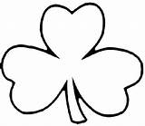 Clover Coloring Shamrock Leaf Pages Printable Three Outline Color Drawing Getcolorings Getdrawings Clipartbest Clipartmag sketch template