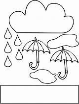 Raindrops Drops Coloringhome sketch template