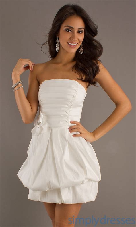 Cute Short White Dresses