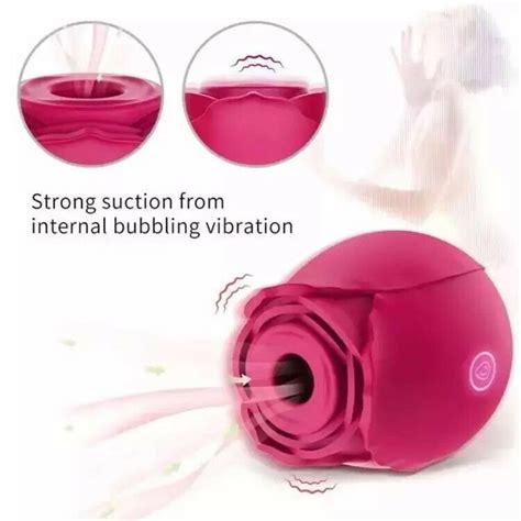 Rose Sex Toy Vibrator 7 Suction Options Intimate Women Etsy