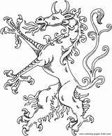 Dragon Coloring Pages Medieval Dragons Color Kids Fantasy Printable Book Print Colouring Characters Sca Sheets Coloriage Adult Drawing Animal Embroidery sketch template