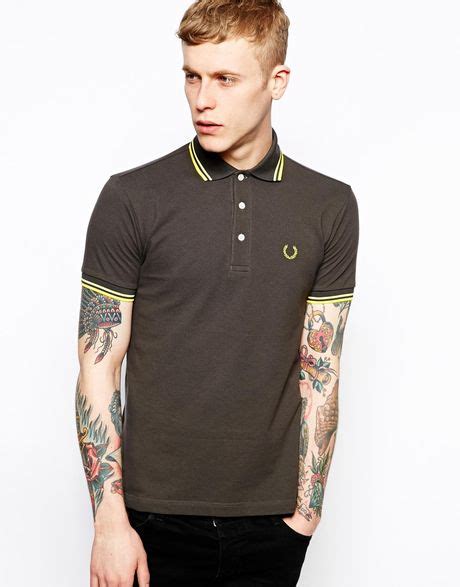 Fred Perry Laurel Wreath Polo With Twin Tip Made In Japan