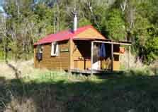 iron bark hut ruahine forest park manawatu region